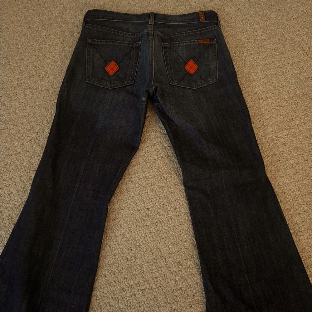 7 for all mankind trousers (HEMMED 29in)